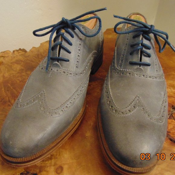 Cole Haan Leather Wingtip Lace Up Oxford